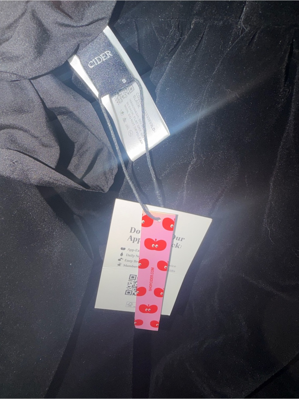 Cider Velvet Rhinestone Ruffle Maxi Dress - Picture 8 of 8
